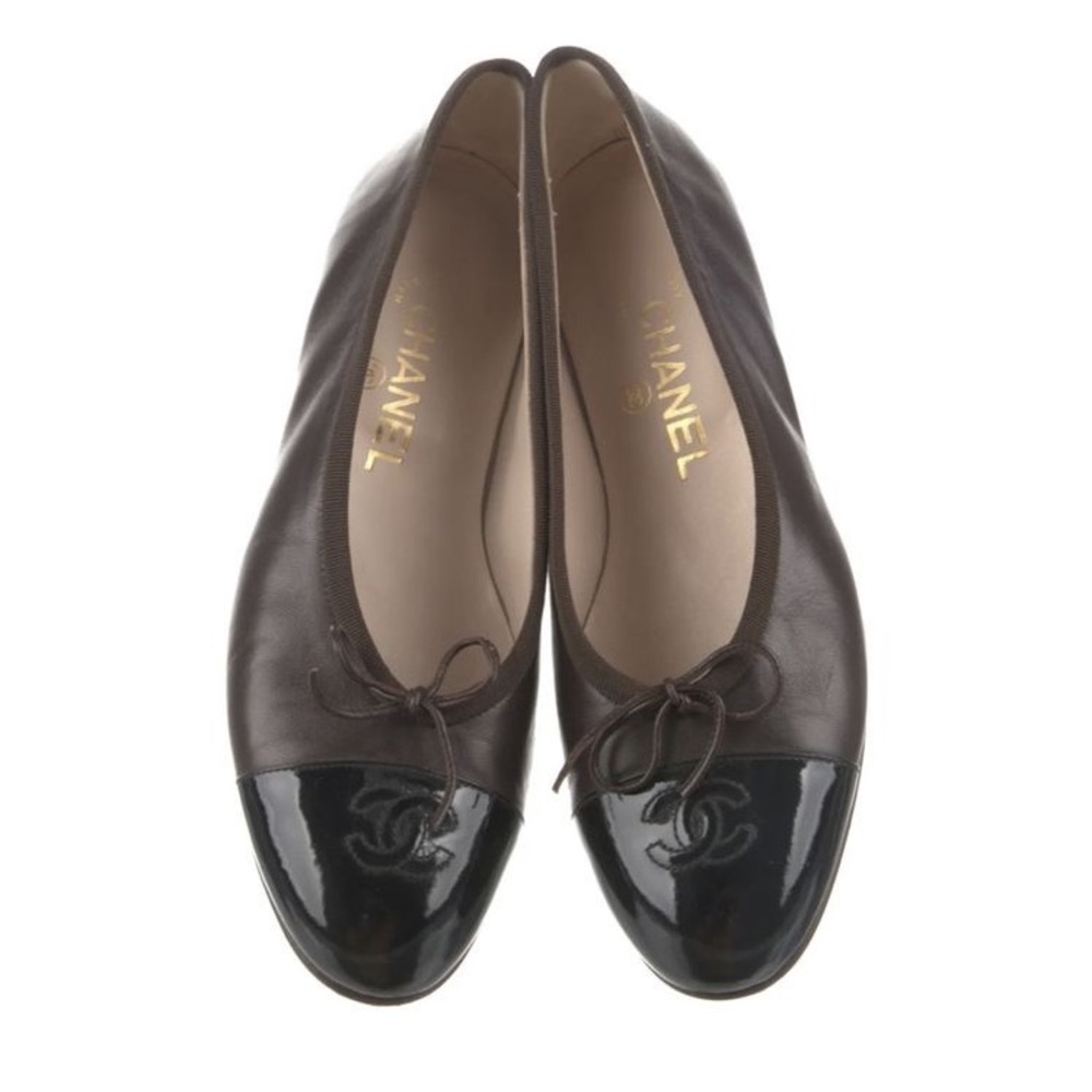 Chanel ballet flats size 39, classic flats, authentic chanel audrey coyne